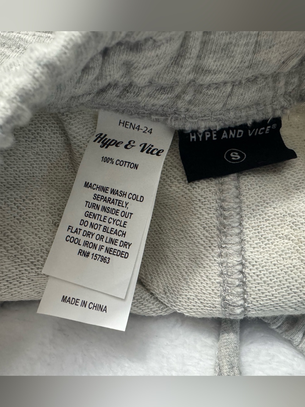 Hype & Vice Women’s Utah Utes Heather Gray Fleece Shorts Size S - Picture 4 of 5